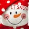 Glitzhome® Hooked 3D Santa & Snowman Throw Pillow Set